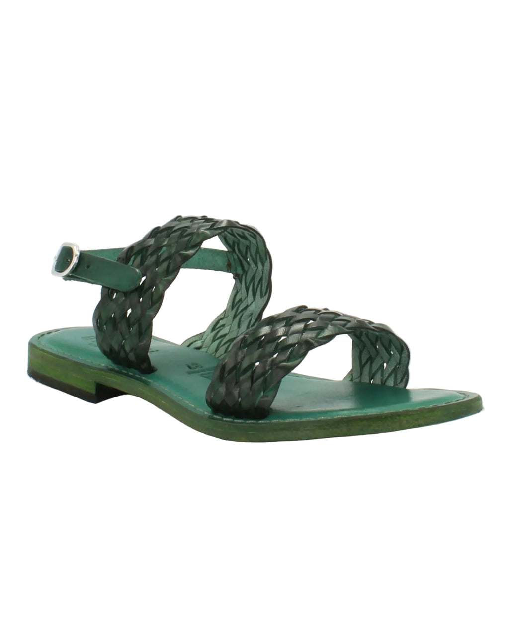Shop Handmade Italian Leather woven sandal in verde (1040) or browse our range of hand-made Italian shoes in leather or suede in-store at Aliverti Cape Town, or shop online. We deliver in South Africa & offer multiple payment plans as well as accept multiple safe & secure payment methods.