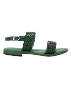 Shop Handmade Italian Leather woven sandal in verde (1040) or browse our range of hand-made Italian shoes in leather or suede in-store at Aliverti Cape Town, or shop online. We deliver in South Africa & offer multiple payment plans as well as accept multiple safe & secure payment methods.