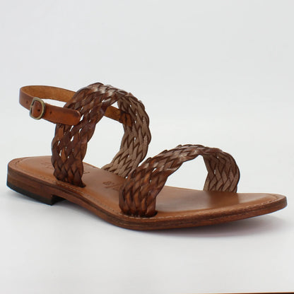 Shop Handmade Italian Leather woven sandal in cuoio (1040) or browse our range of hand-made Italian shoes in leather or suede in-store at Aliverti Cape Town, or shop online. We deliver in South Africa & offer multiple payment plans as well as accept multiple safe & secure payment methods.