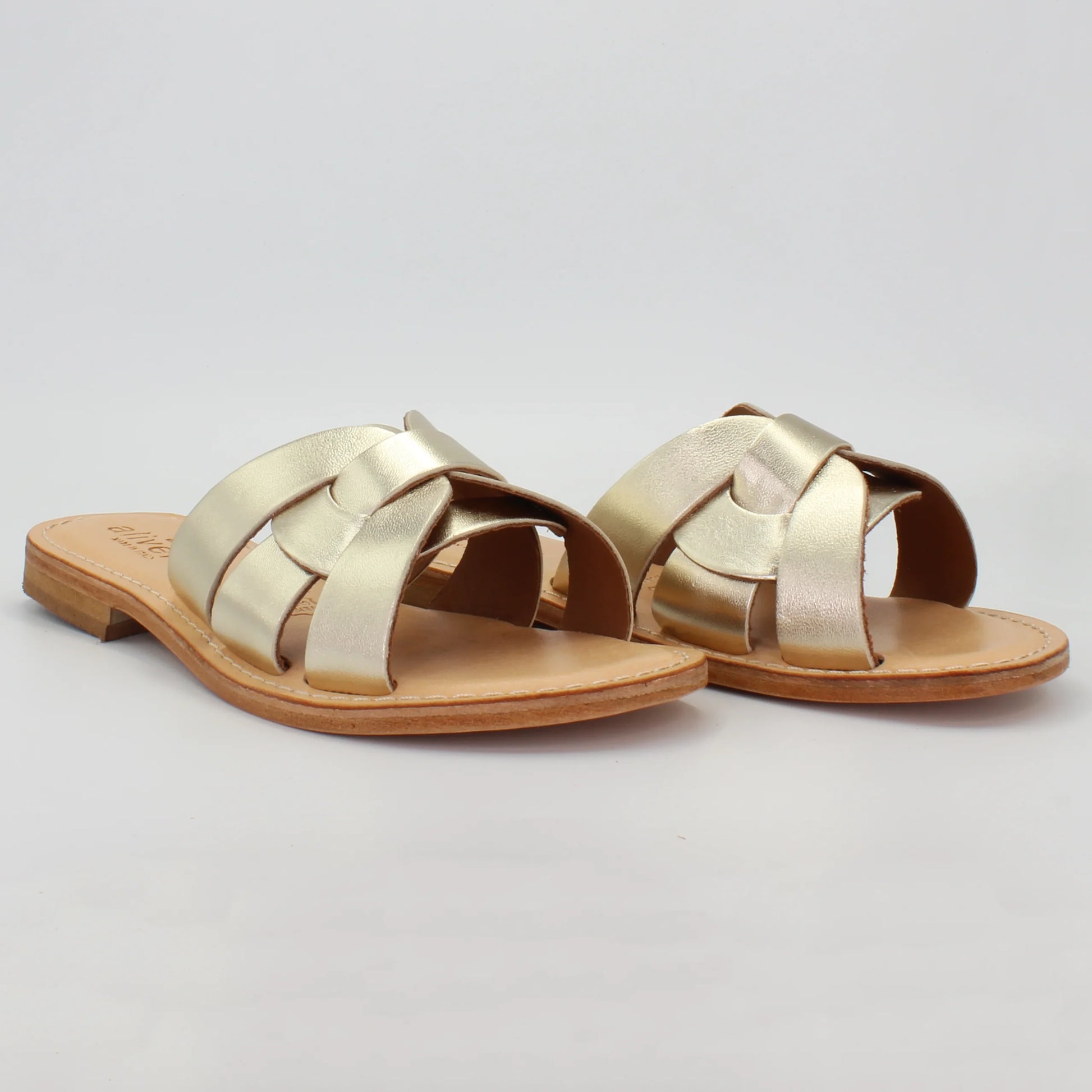 Shop Handmade Italian Leather sandal in platinum (1801) or browse our range of hand-made Italian shoes in leather or suede in-store at Aliverti Cape Town, or shop online. We deliver in South Africa & offer multiple payment plans as well as accept multiple safe & secure payment methods.