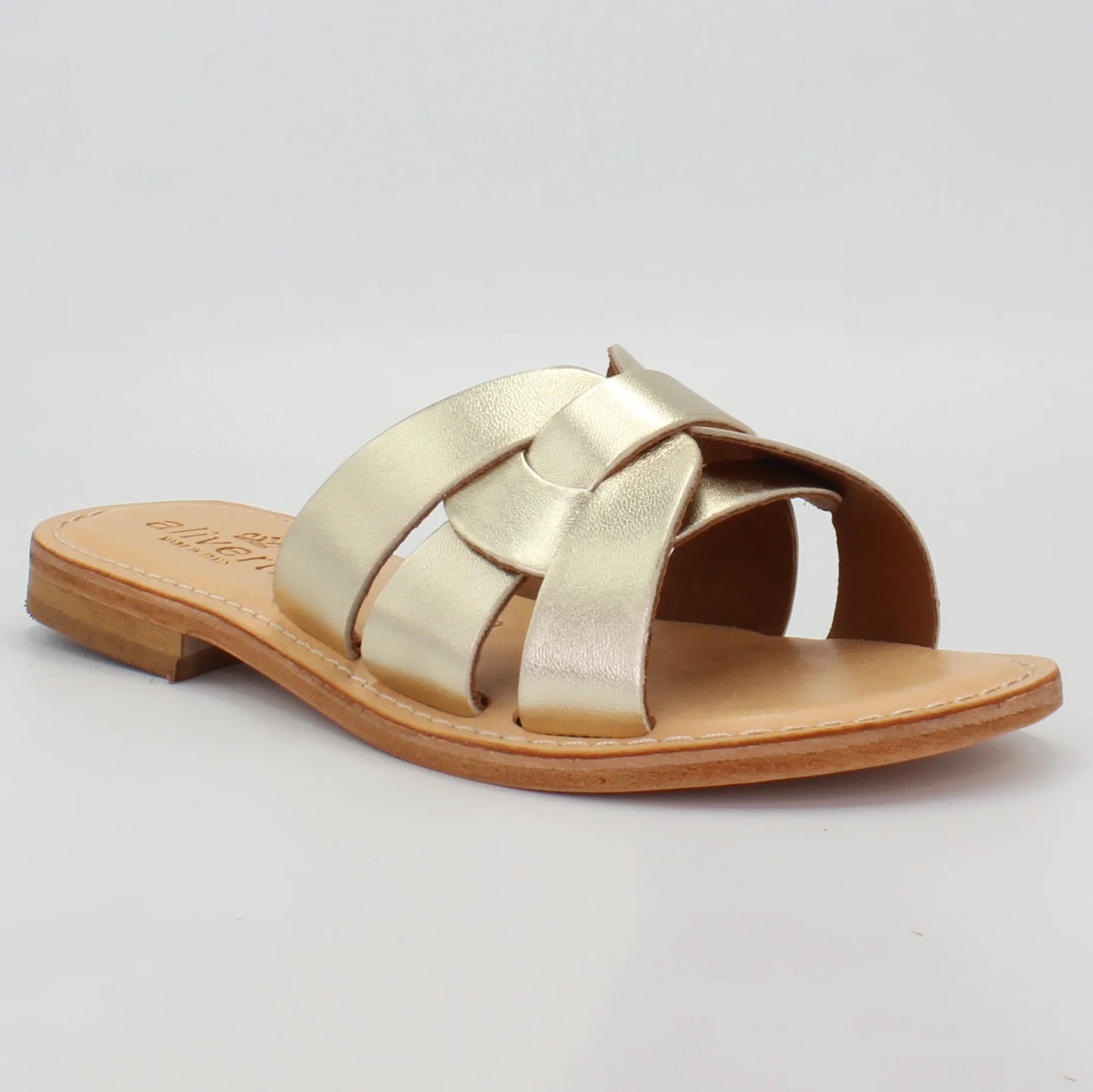 Shop Handmade Italian Leather sandal in platinum (1801) or browse our range of hand-made Italian shoes in leather or suede in-store at Aliverti Cape Town, or shop online. We deliver in South Africa & offer multiple payment plans as well as accept multiple safe & secure payment methods.