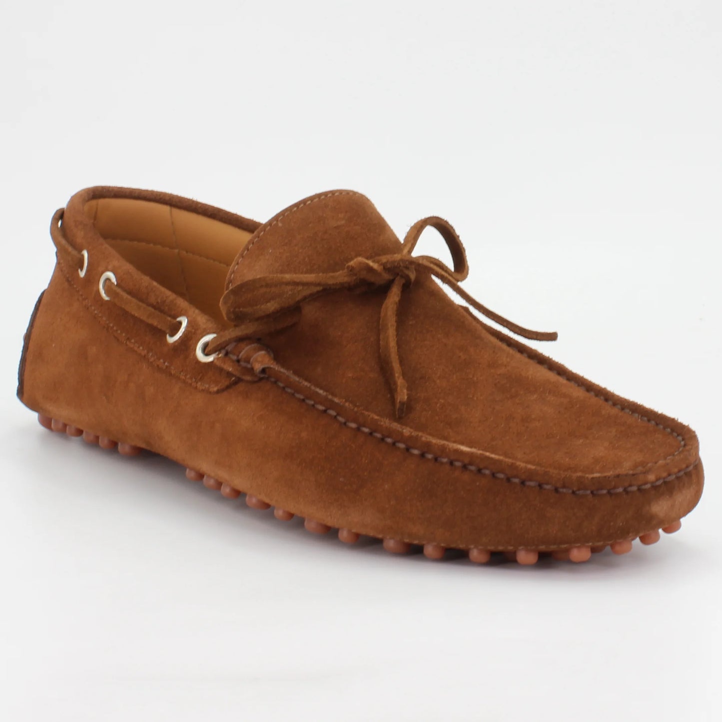 Shop Handmade Italian Leather moccasin in chestnut velour (UO460003) or browse our range of hand-made Italian shoes for men in leather or suede in-store at Aliverti Cape Town, or shop online. We deliver in South Africa & offer multiple payment plans as well as accept multiple safe & secure payment methods.