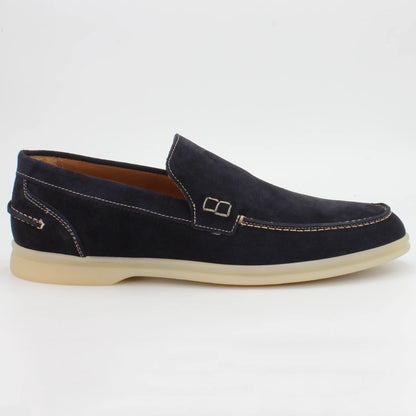 Shop Handmade Italian Leather suede moccasin in navy (BER2) or browse our range of hand-made Italian shoes for men in leather or suede in-store at Aliverti Cape Town, or shop online. We deliver in South Africa & offer multiple payment plans as well as accept multiple safe & secure payment methods.