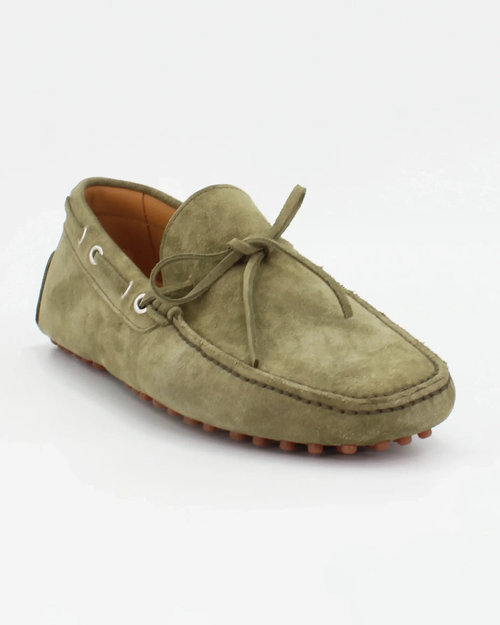 Shop Handmade Italian Leather suede moccasin in asparago velour (UO460003) or browse our range of hand-made Italian shoes for men in leather or suede in-store at Aliverti Cape Town, or shop online. We deliver in South Africa & offer multiple payment plans as well as accept multiple safe & secure payment methods.