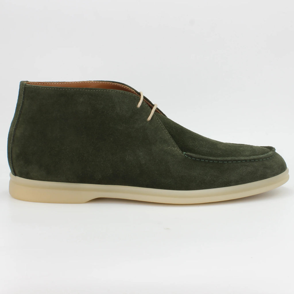 Shop Handmade Italian Leather suede chukka boot in verde (BEED05)  or browse our range of hand-made Italian shoes for men in leather or suede in-store at Aliverti Cape Town, or shop online. We deliver in South Africa & offer multiple payment plans as well as accept multiple safe & secure payment methods.