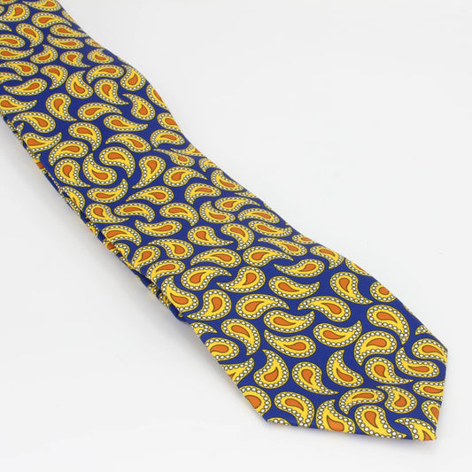 Shop Men's Classic Formal Tie in Blue & Yellow or browse our range of ties for men in a variety of colours in-store at Aliverti Cape Town, or shop online. We deliver in South Africa & offer multiple payment plans as well as accept multiple safe & secure payment methods.