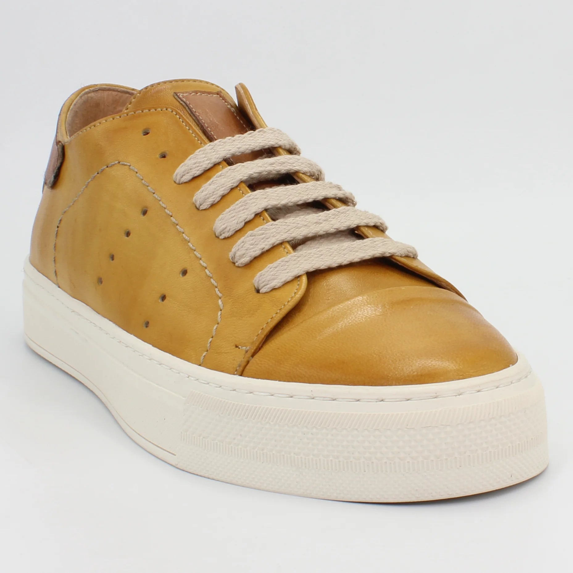 Shop Handmade Italian Leather sneaker in mustang (GR3103) or browse our range of hand-made Italian shoes for men in leather or suede in-store at Aliverti Cape Town, or shop online. We deliver in South Africa & offer multiple payment plans as well as accept multiple safe & secure payment methods.