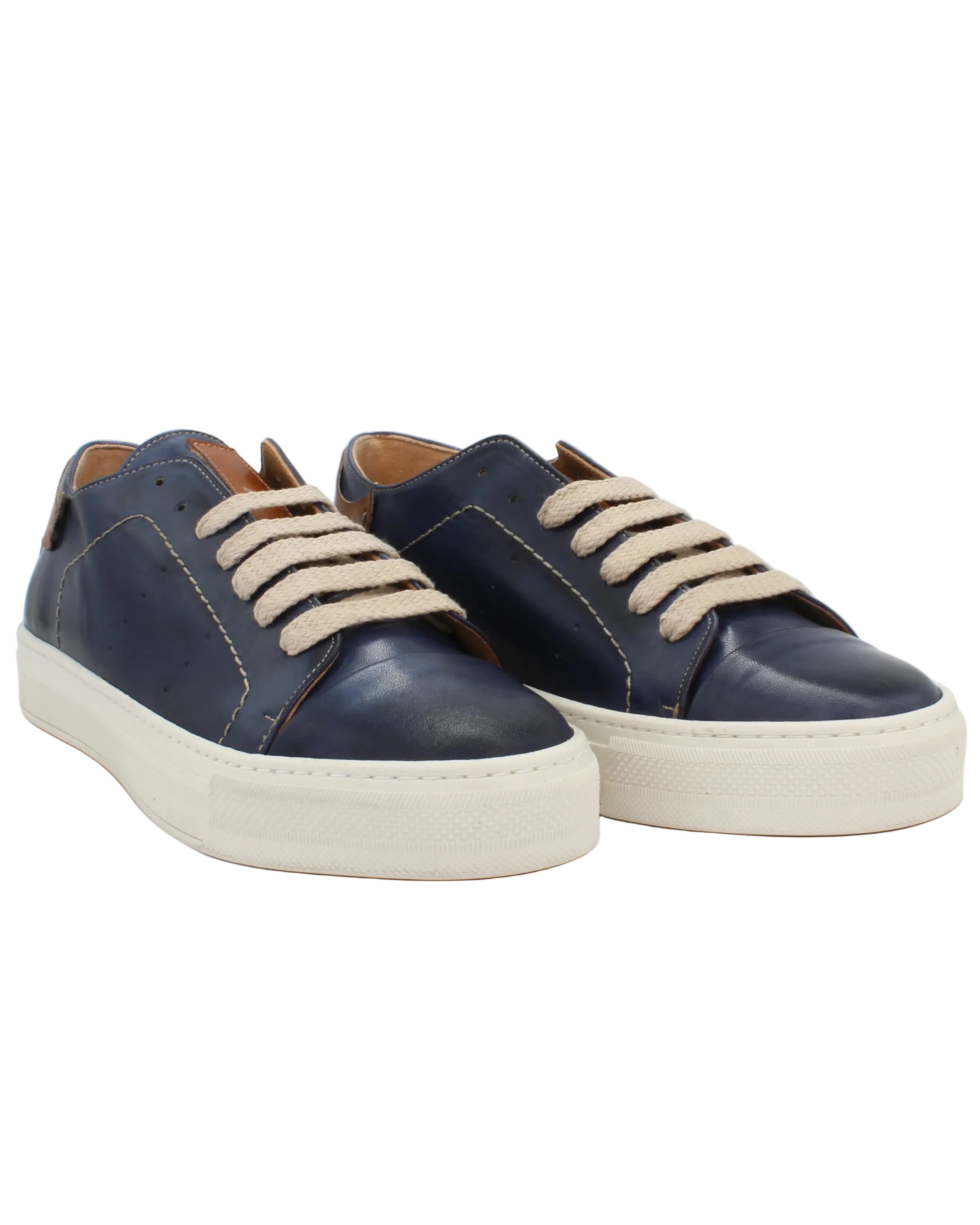 Shop Handmade Italian Leather sneaker in blue (GRWILM-3) or browse our range of hand-made Italian shoes for men in leather or suede in-store at Aliverti Cape Town, or shop online. We deliver in South Africa & offer multiple payment plans as well as accept multiple safe & secure payment methods.