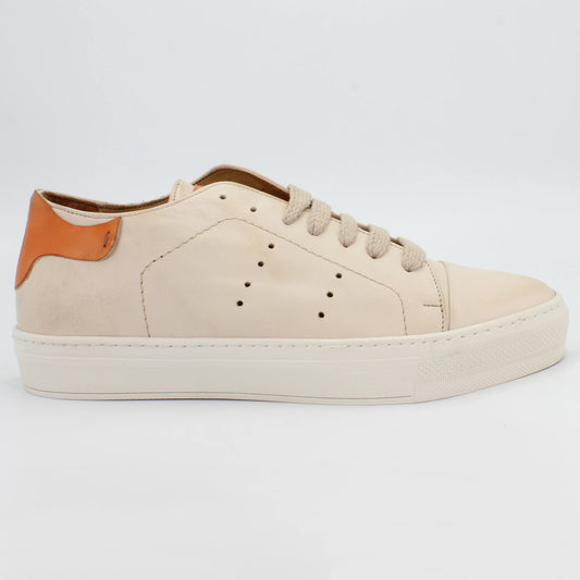 Shop Handmade Italian Leather sneaker in natural/ arancio (GRWILM-3) or browse our range of hand-made Italian shoes for men in leather or suede in-store at Aliverti Cape Town, or shop online. We deliver in South Africa & offer multiple payment plans as well as accept multiple safe & secure payment methods.