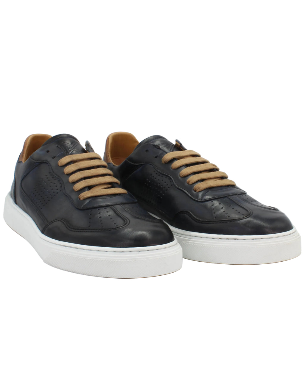 Shop Handmade Italian Leather sneaker in blue (GR433) or browse our range of hand-made Italian shoes for men in leather or suede in-store at Aliverti Cape Town, or shop online. We deliver in South Africa & offer multiple payment plans as well as accept multiple safe & secure payment methods.