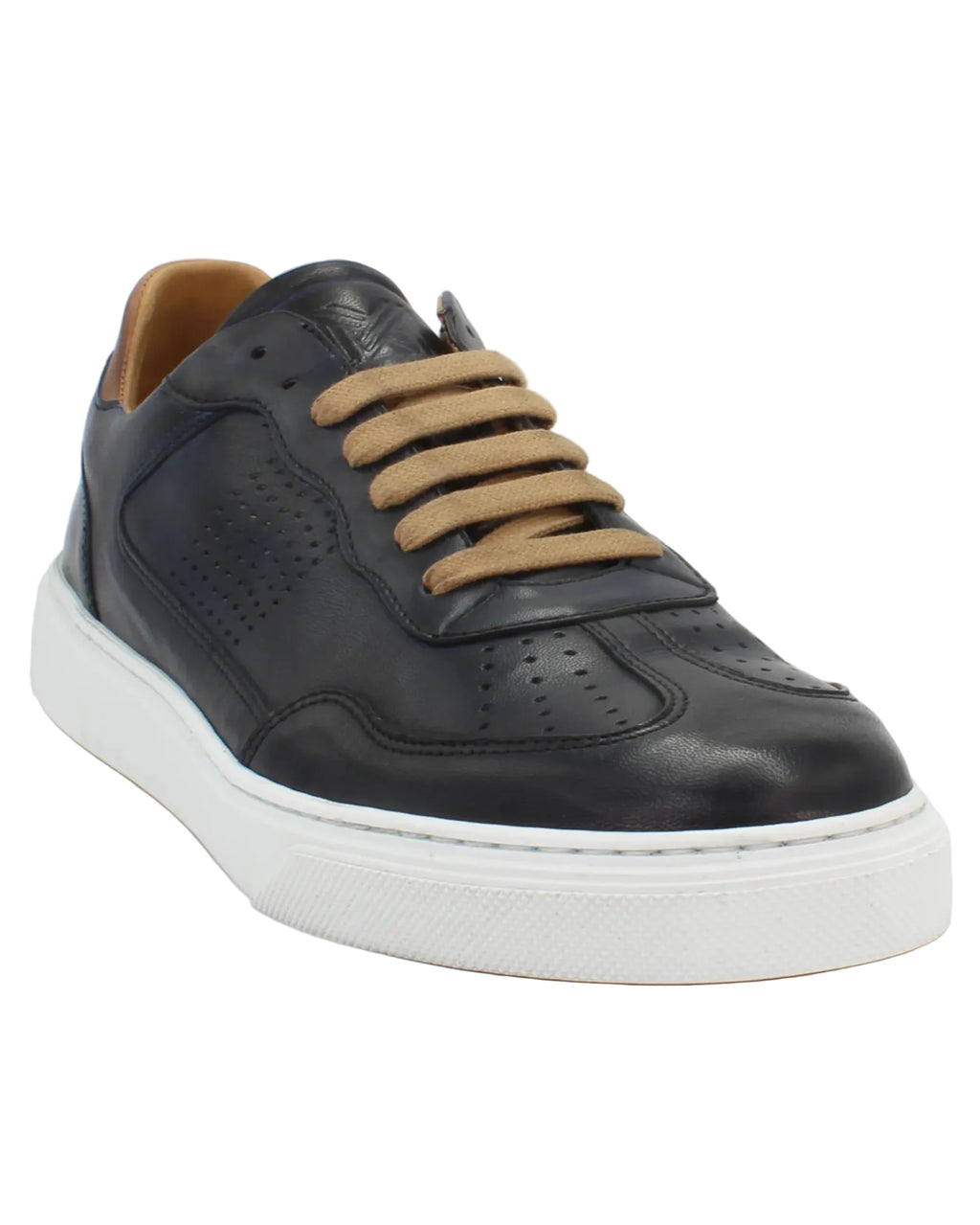 Shop Handmade Italian Leather sneaker in blue (GR433) or browse our range of hand-made Italian shoes for men in leather or suede in-store at Aliverti Cape Town, or shop online. We deliver in South Africa & offer multiple payment plans as well as accept multiple safe & secure payment methods.