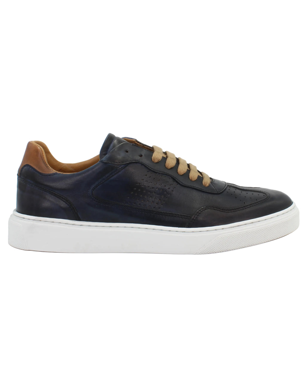 Shop Handmade Italian Leather sneaker in blue (GR433) or browse our range of hand-made Italian shoes for men in leather or suede in-store at Aliverti Cape Town, or shop online. We deliver in South Africa & offer multiple payment plans as well as accept multiple safe & secure payment methods.