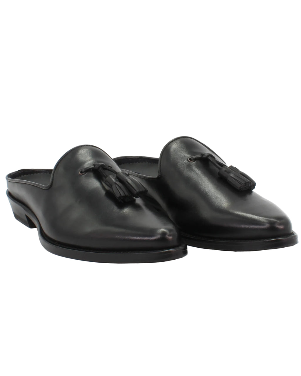 Women's Slip on Loafer in Leather Nero (BRD9414)