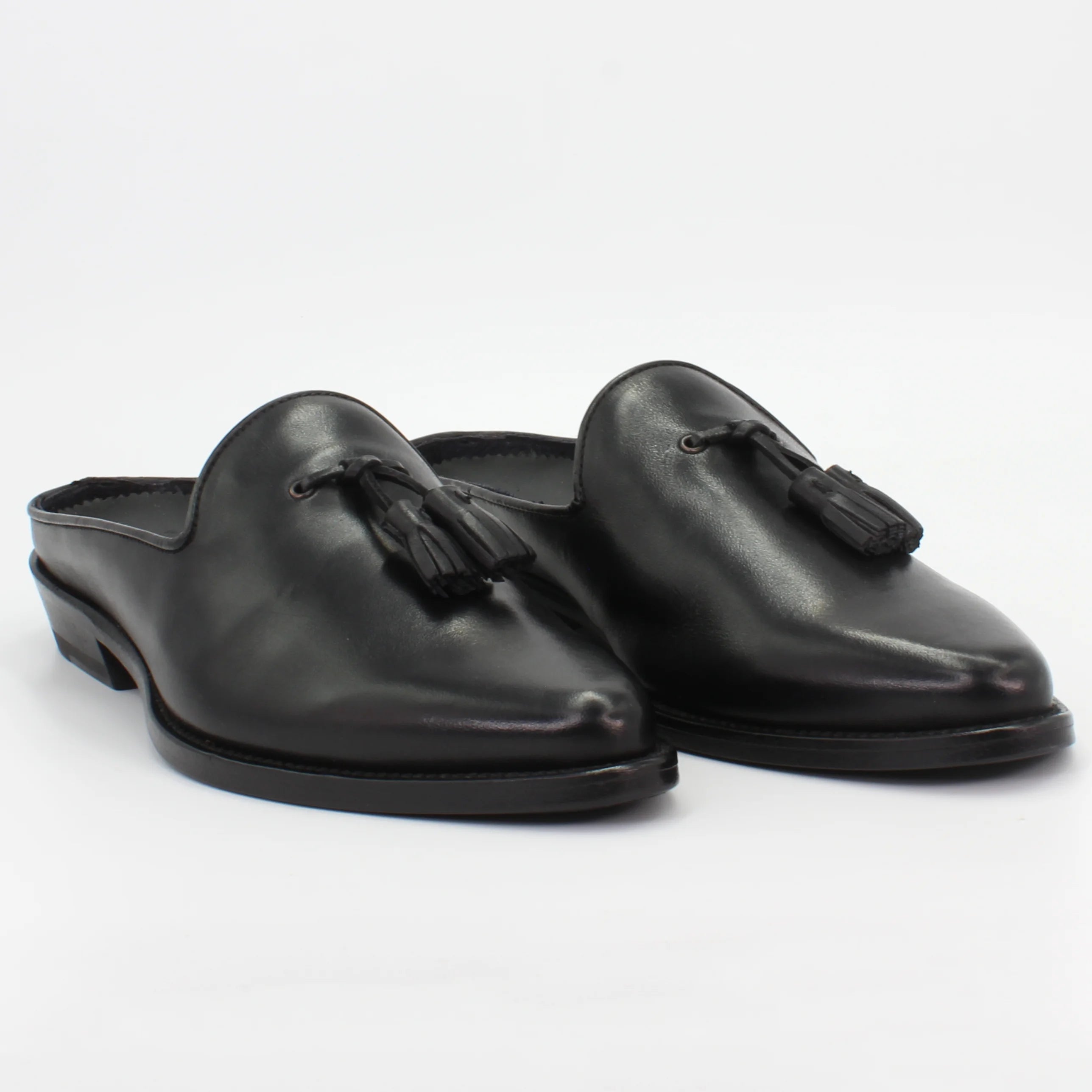 Women's slip on loafer in calf leather black (BRD9414)