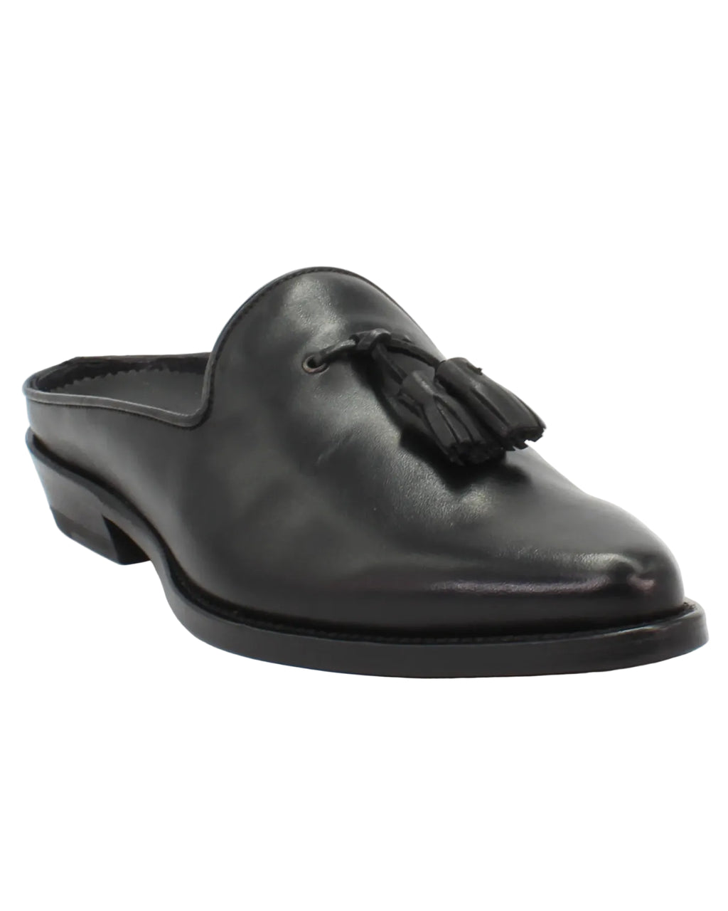 Women's Slip on Loafer in Leather Nero (BRD9414)