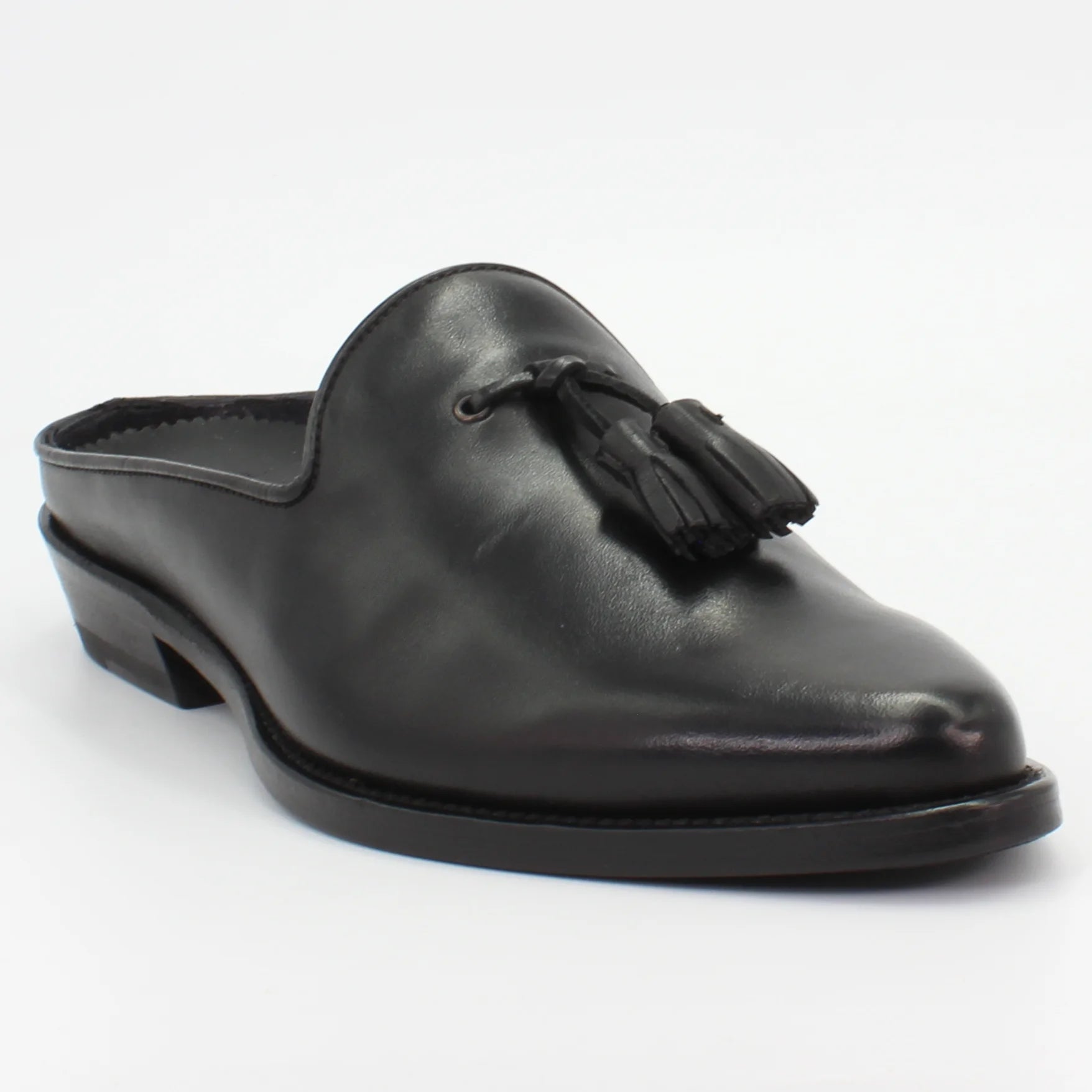Women's slip on loafer in calf leather black (BRD9414)