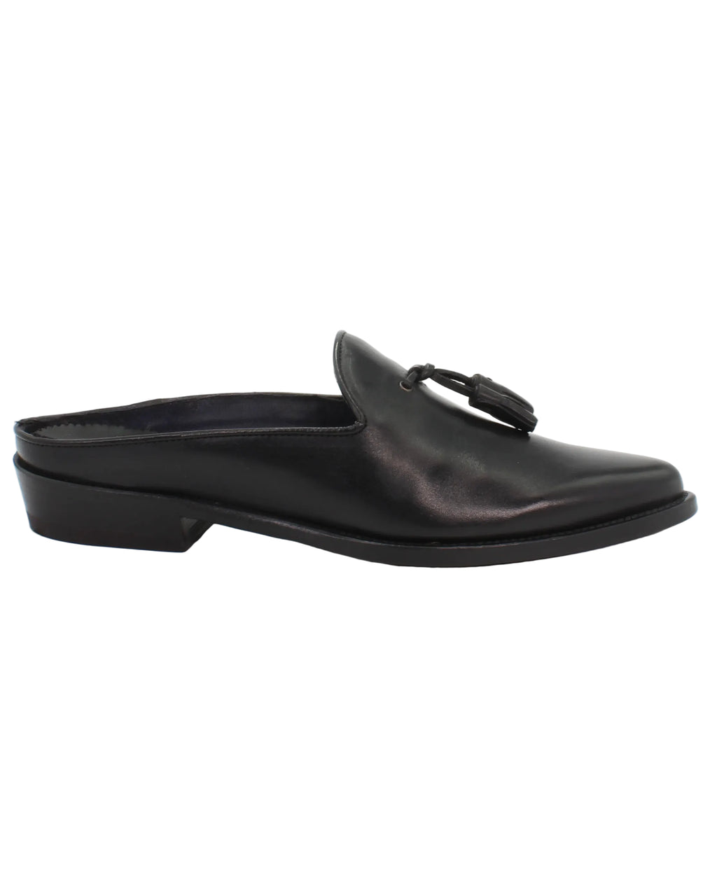 Women's Slip on Loafer in Leather Nero (BRD9414)