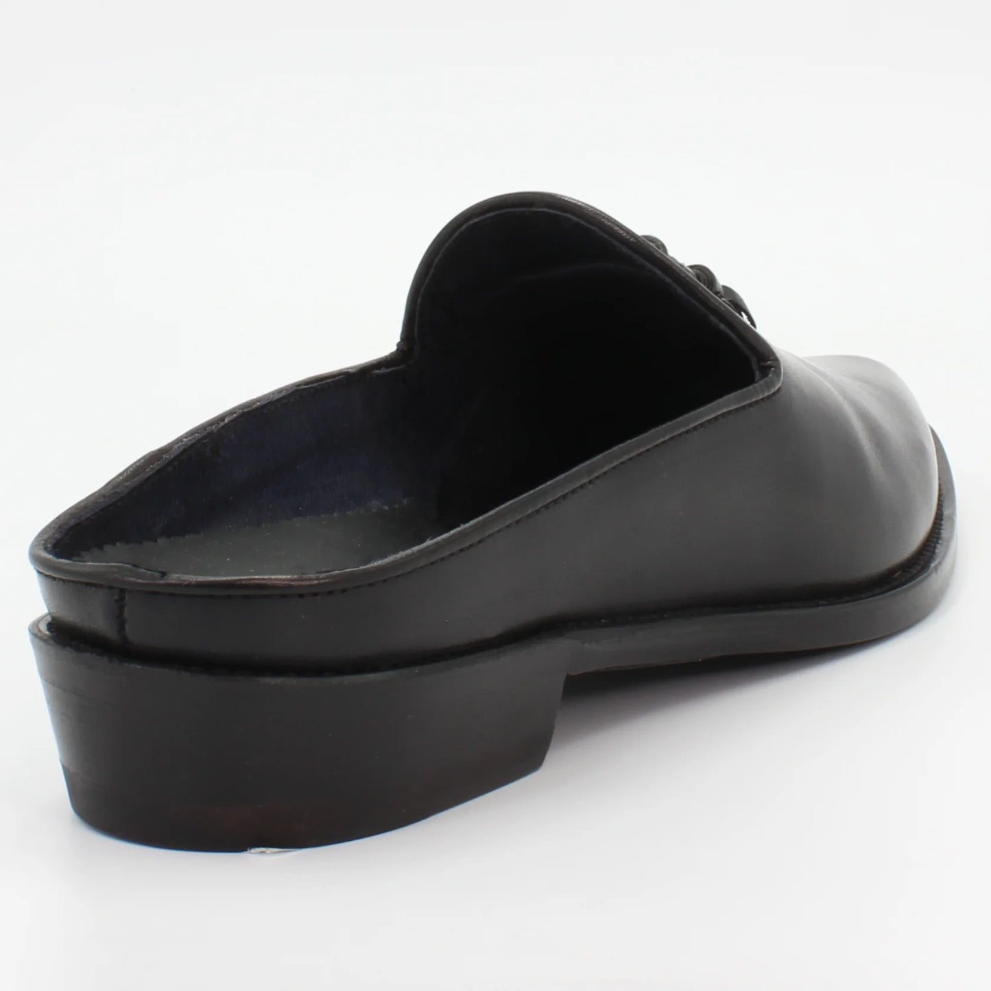 Women's slip on mocassin in calf leather black (BRD9414)