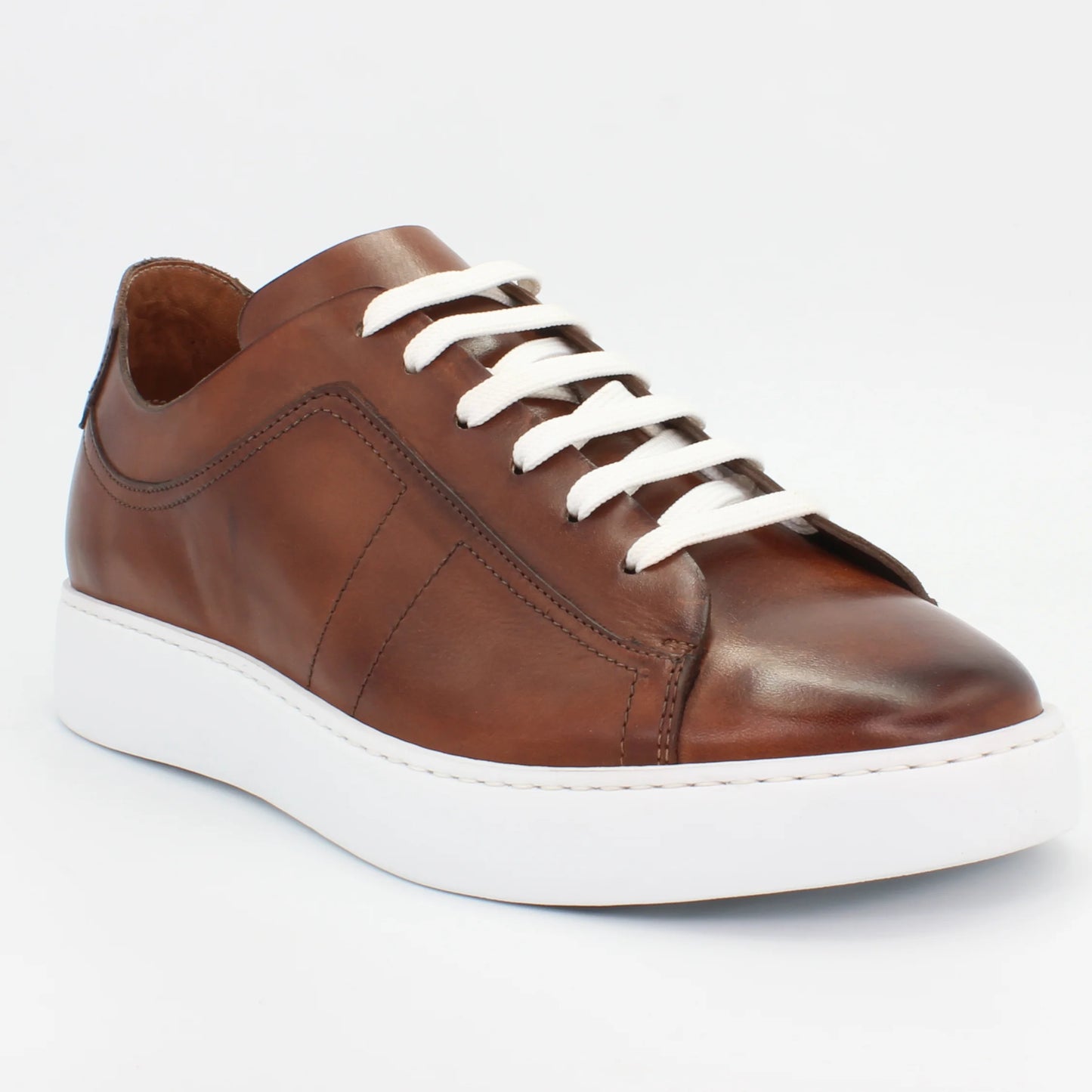 Shop Handmade Italian Leather sneaker in brandy (BRU11356) or browse our range of hand-made Italian shoes for men in leather or suede in-store at Aliverti Cape Town, or shop online. We deliver in South Africa & offer multiple payment plans as well as accept multiple safe & secure payment methods.