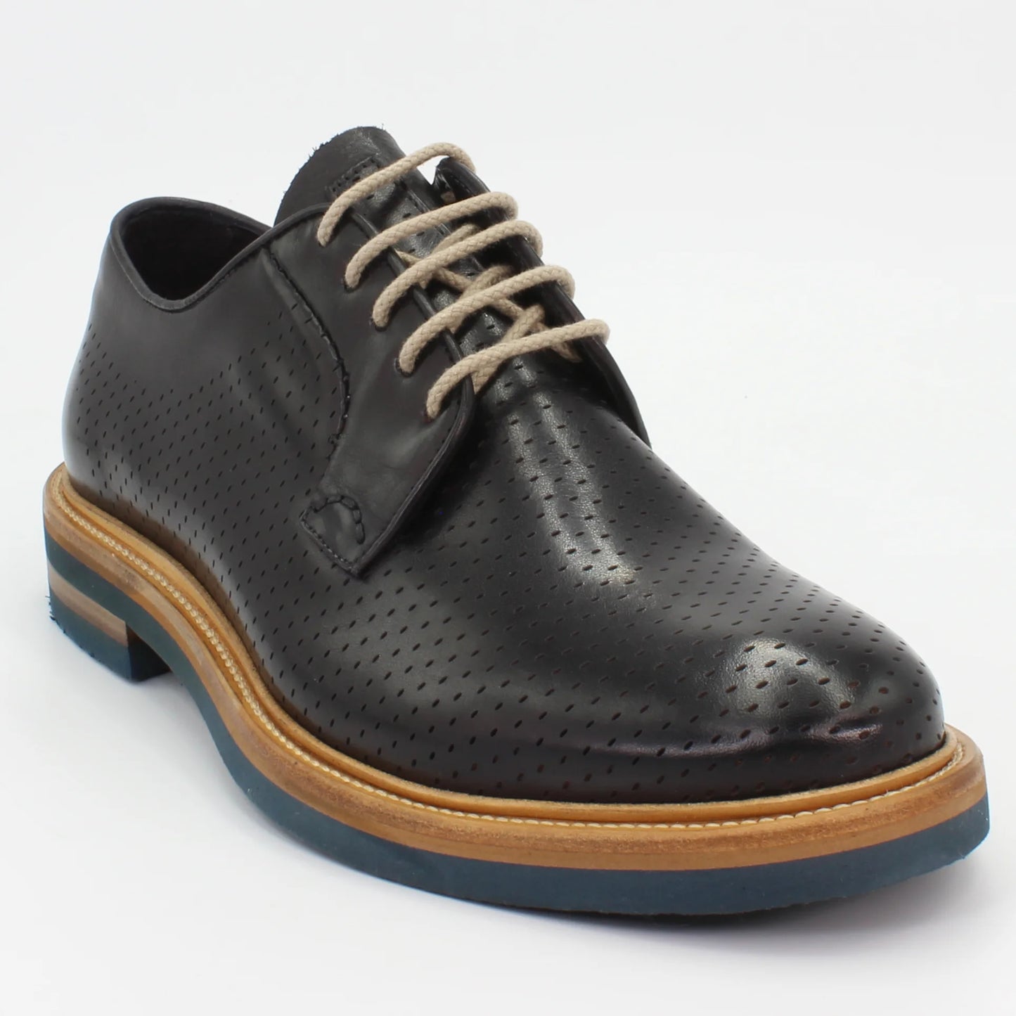 Shop Handmade Italian Leather derby in ink blue (BRU8652) or browse our range of hand-made Italian shoes for men in leather or suede in-store at Aliverti Cape Town, or shop online. We deliver in South Africa & offer multiple payment plans as well as accept multiple safe & secure payment methods.