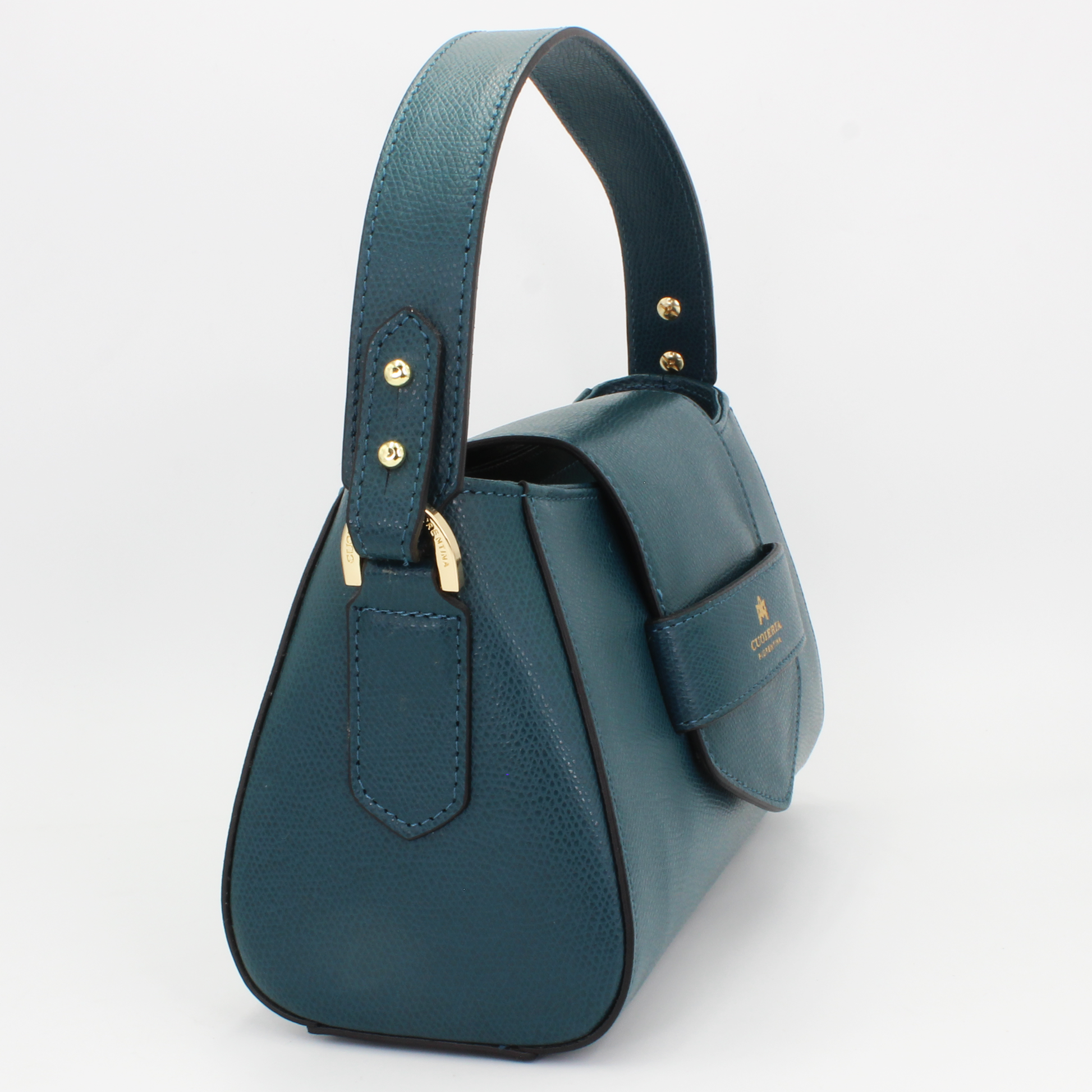 Shop Womens Italian-made Leather small handbag in petrolio (B000005932420) or browse our range of hand-made Italian handbags for women in-store at Aliverti Cape Town, or shop online.   We deliver in South Africa & offer multiple payment plans as well as accept multiple safe & secure payment methods.