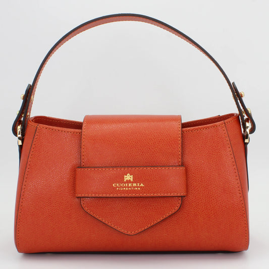 Shop Womens Italian-made Leather small shoulder handbag in arancio bruciato (B000005932420) or browse our range of hand-made Italian handbags for women in-store at Aliverti Cape Town, or shop online.   We deliver in South Africa & offer multiple payment plans as well as accept multiple safe & secure payment methods.