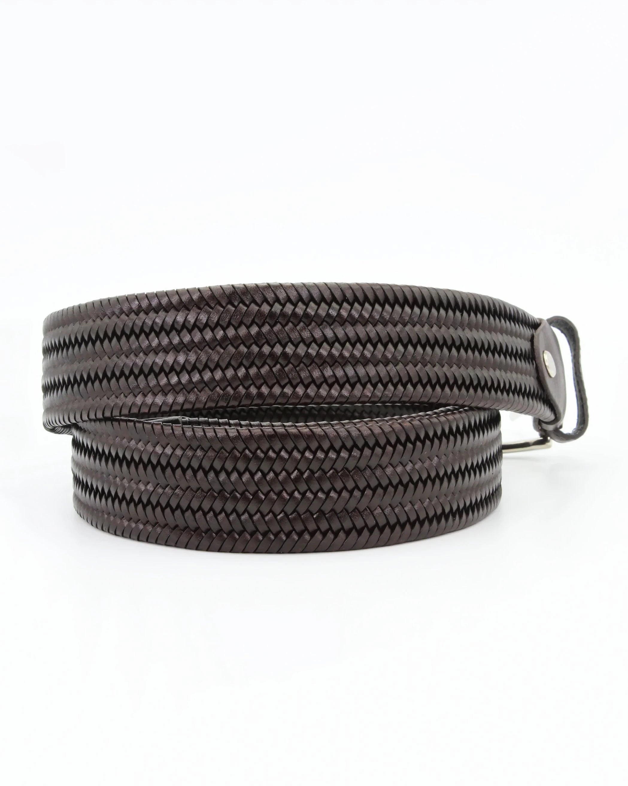 Shop our Italian-made Cuoieria Fiorentina woven Italian leather belt in testa di moro (CIODGEL00G000) or browse our range of Italian belts for men & women in-store at Aliverti Cape Town, or shop online.   We deliver in South Africa & offer multiple payment plans as well as accept multiple safe & secure payment methods.