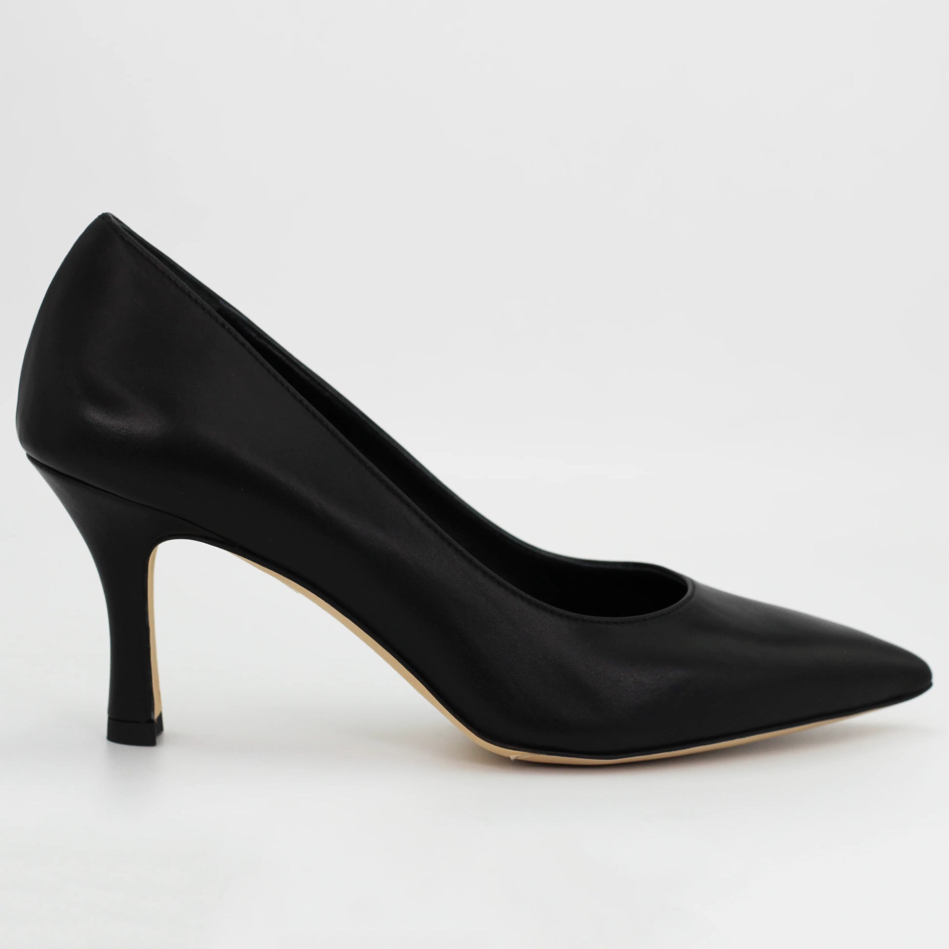 Black court heels sale on sale