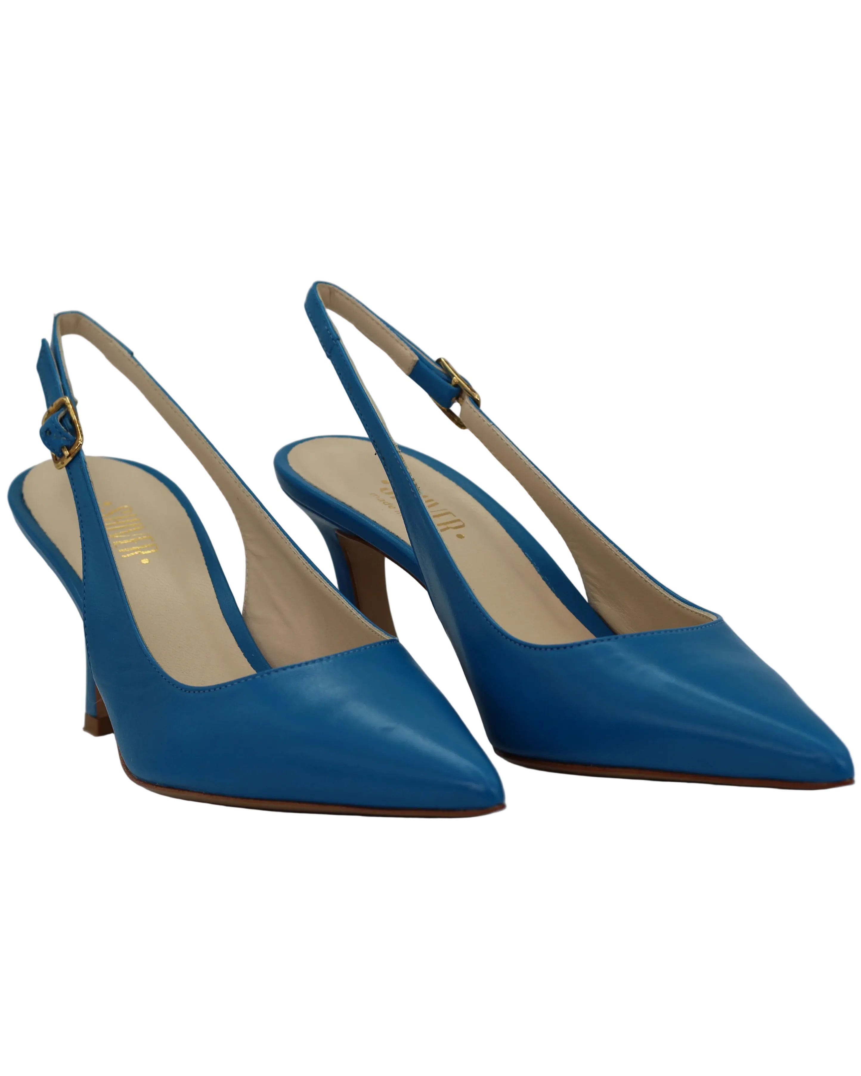 Shop Handmade Italian Leather sling back in blue (MPE581) or browse our range of hand-made Italian shoes in leather or suede in-store at Aliverti Cape Town, or shop online. We deliver in South Africa & offer multiple payment plans as well as accept multiple safe & secure payment methods.