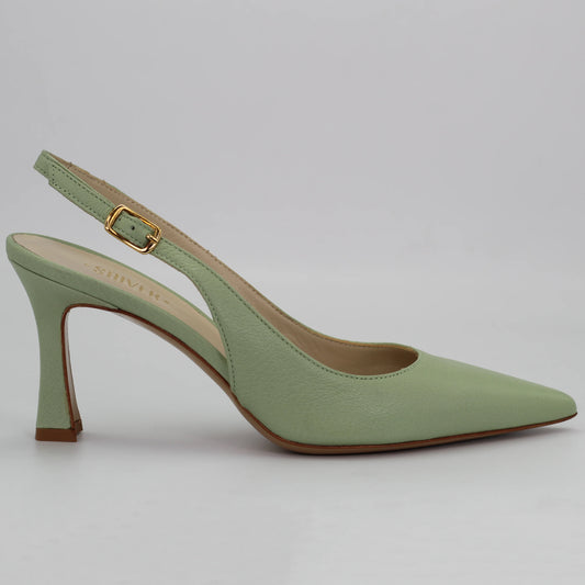 Shop Handmade Italian Leather sling back in Mint (MPE581) or browse our range of hand-made Italian shoes in leather or suede in-store at Aliverti Cape Town, or shop online. We deliver in South Africa & offer multiple payment plans as well as accept multiple safe & secure payment methods.