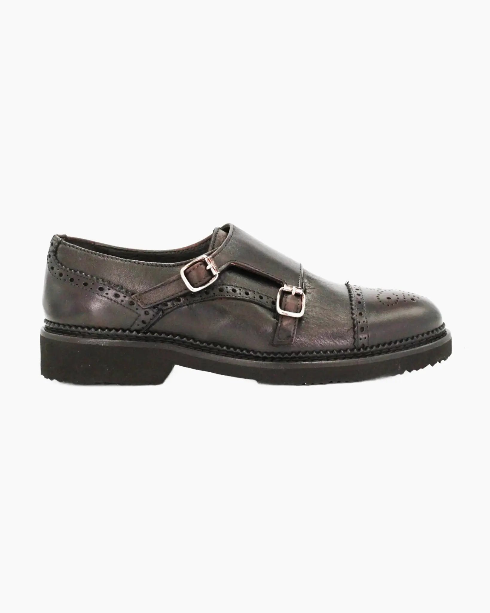 Shop Handmade Italian Leather Double Monk Moccasin in Testa Di Moro (GRD611/6) or browse our range of hand-made Italian shoes in leather or suede in-store at Aliverti Cape Town, or shop online. We deliver in South Africa & offer multiple payment plans as well as accept multiple safe & secure payment methods.