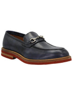 Shop Handmade Italian Leather  Moccasin (GRD1312/2) with horse-bit in Blu or browse our range of hand-made Italian shoes in leather or suede in-store at Aliverti Cape Town, or shop online. We deliver in South Africa & offer multiple payment plans as well as accept multiple safe & secure payment methods.