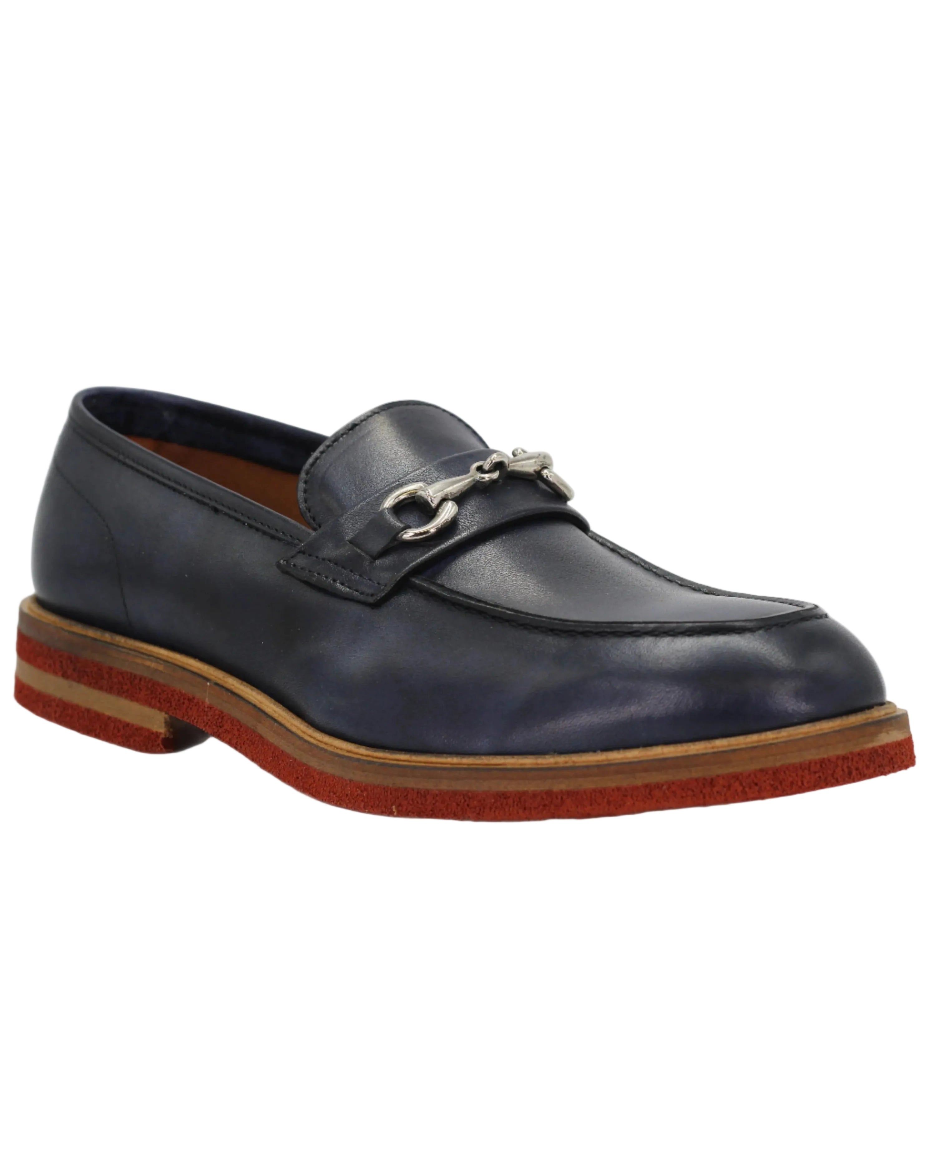 Shop Handmade Italian Leather  Moccasin (GRD1312/2) with horse-bit in Blu or browse our range of hand-made Italian shoes in leather or suede in-store at Aliverti Cape Town, or shop online. We deliver in South Africa & offer multiple payment plans as well as accept multiple safe & secure payment methods.