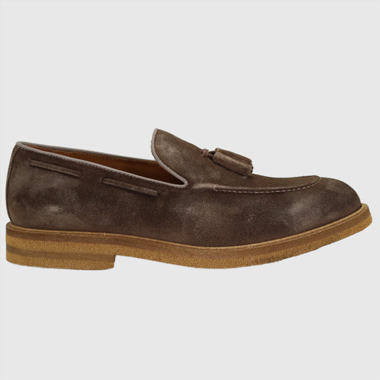 Shop Handmade Italian Leather Suede Moccasin with Tassels in Taupe  (GRD1312/2) or browse our range of hand-made Italian shoes in leather or suede in-store at Aliverti Cape Town, or shop online. We deliver in South Africa & offer multiple payment plans as well as accept multiple safe & secure payment methods.