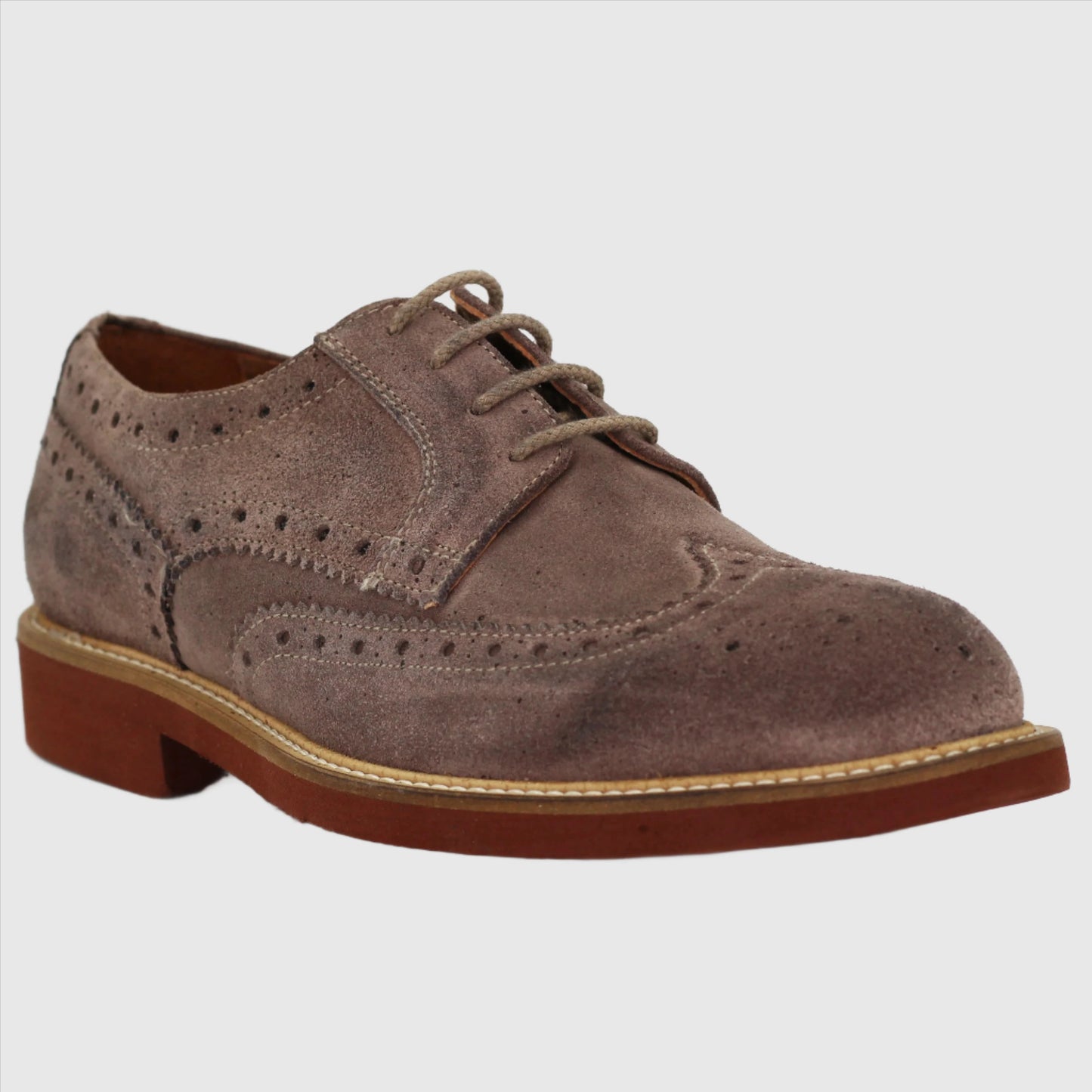 Shop Handmade Italian Leather Derby Brogue in Taupe (GRD1007D) or browse our range of hand-made Italian shoes in leather or suede in-store at Aliverti Cape Town, or shop online. We deliver in South Africa & offer multiple payment plans as well as accept multiple safe & secure payment methods.