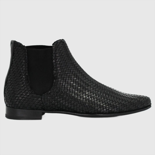 Shop Handmade Italian Leather Hand Woven Chelsea Boot in Nero (BRD1999) or browse our range of hand-made Italian shoes in leather or suede in-store at Aliverti Cape Town, or shop online. We deliver in South Africa & offer multiple payment plans as well as accept multiple safe & secure payment methods.