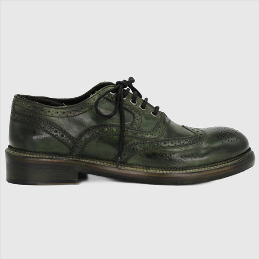 Shop Handmade Italian Leather Brogue Derby in Verde (JPU37340/5) or browse our range of hand-made Italian shoes in leather or suede in-store at Aliverti Cape Town, or shop online. We deliver in South Africa & offer multiple payment plans as well as accept multiple safe & secure payment methods.