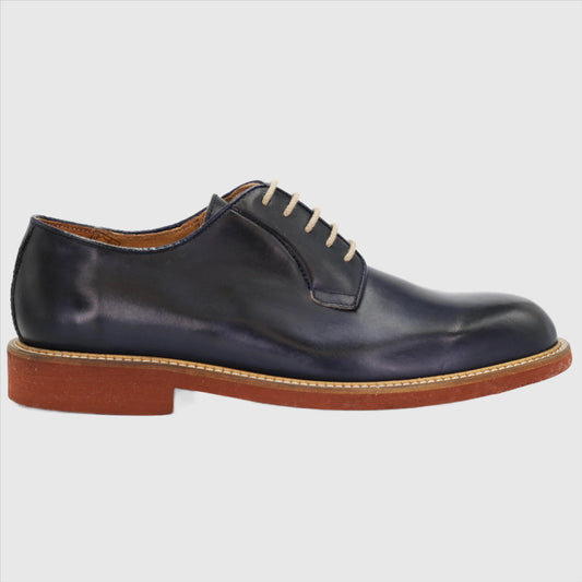 Shop Handmade Italian Leather Derby Lace-Up in Blue (GRD1019D) or browse our range of hand-made Italian shoes in leather or suede in-store at Aliverti Cape Town, or shop online. We deliver in South Africa & offer multiple payment plans as well as accept multiple safe & secure payment methods.