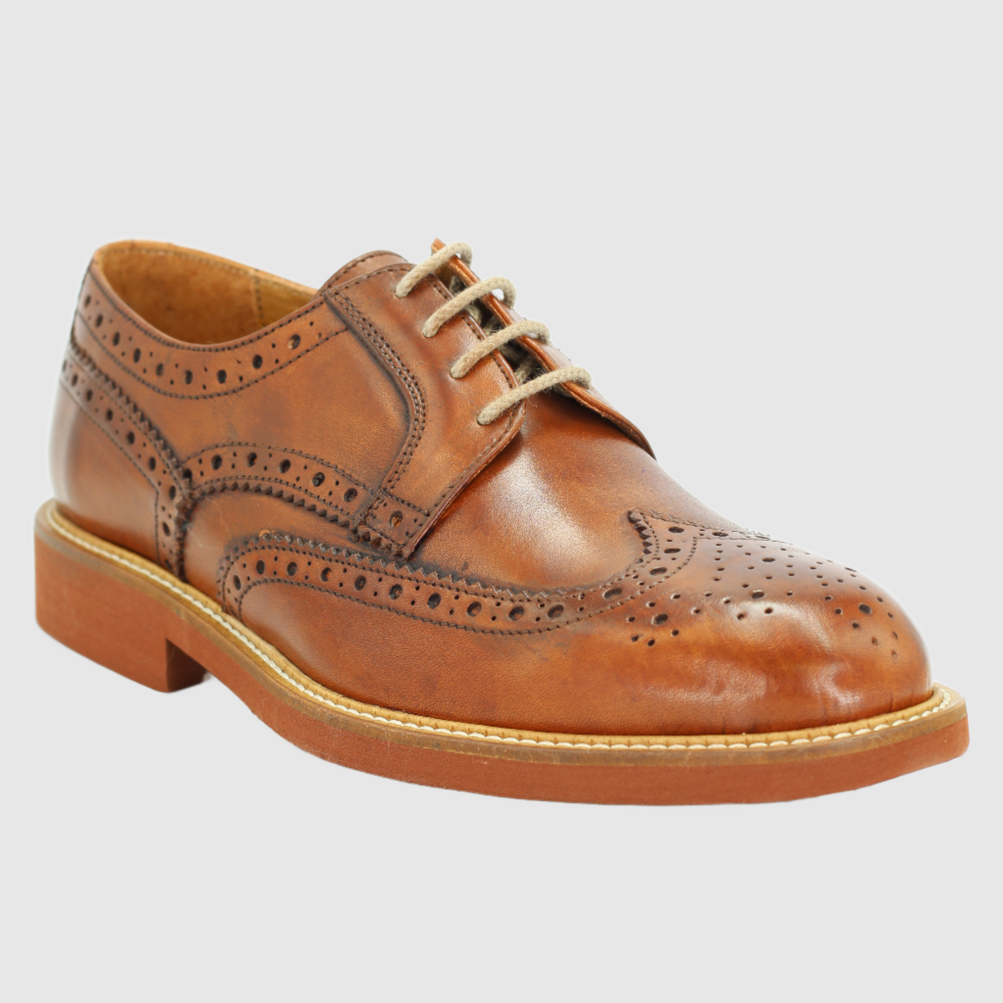 Shop Handmade Italian Leather Derby Brogue in Cuoio (GRD1007D) or browse our range of hand-made Italian shoes in leather or suede in-store at Aliverti Cape Town, or shop online. We deliver in South Africa & offer multiple payment plans as well as accept multiple safe & secure payment methods.