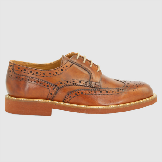 Shop Handmade Italian Leather Derby Brogue in Cuoio (GRD1007D) or browse our range of hand-made Italian shoes in leather or suede in-store at Aliverti Cape Town, or shop online. We deliver in South Africa & offer multiple payment plans as well as accept multiple safe & secure payment methods.