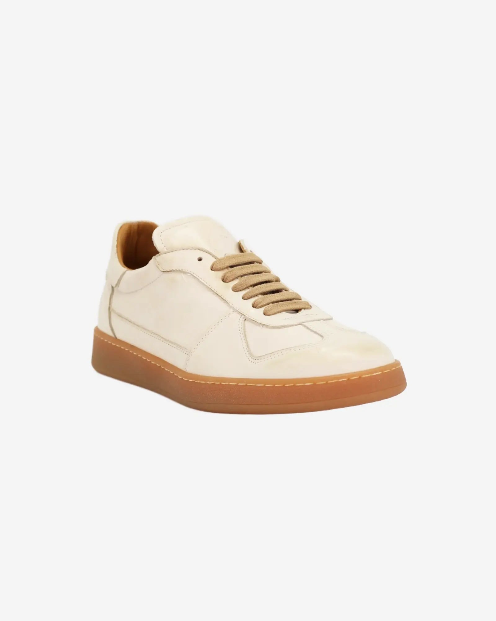 Shop Handmade Italian Leather Sneaker in Naturale (GRU3309/2)  or browse our range of hand-made Italian shoes in leather or suede in-store at Aliverti Cape Town, or shop online. We deliver in South Africa & offer multiple payment plans as well as accept multiple safe & secure payment methods.