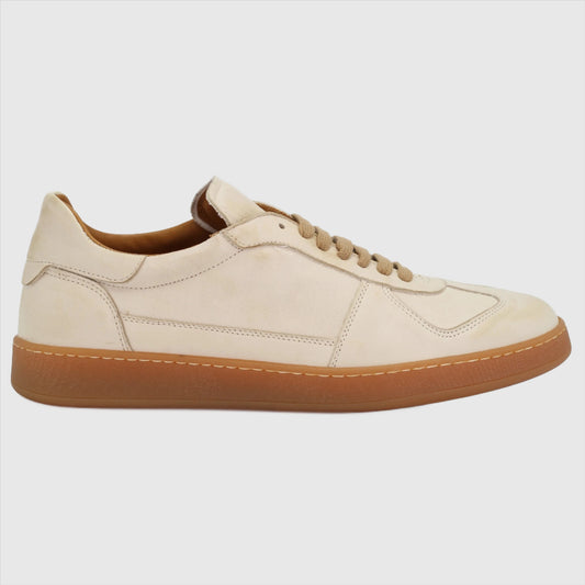 Shop Handmade Italian Leather Sneaker in Naturale (GRD3309/2)  or browse our range of hand-made Italian shoes in leather or suede in-store at Aliverti Cape Town, or shop online. We deliver in South Africa & offer multiple payment plans as well as accept multiple safe & secure payment methods.