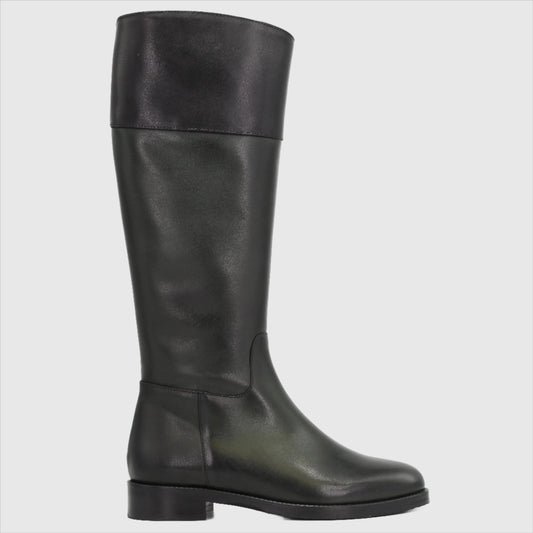 Shop Handmade Italian Leather two toned equestrian boot in jade and black  (GC2060)  in leather or suede in-store at Aliverti Cape Town, or shop online. We deliver in South Africa & offer multiple payment plans as well as accept multiple safe & secure payment methods.
