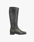 Shop Handmade Italian Leather two toned equestrian boot in jade and black  (GC2060)  in leather or suede in-store at Aliverti Cape Town, or shop online. We deliver in South Africa & offer multiple payment plans as well as accept multiple safe & secure payment methods.