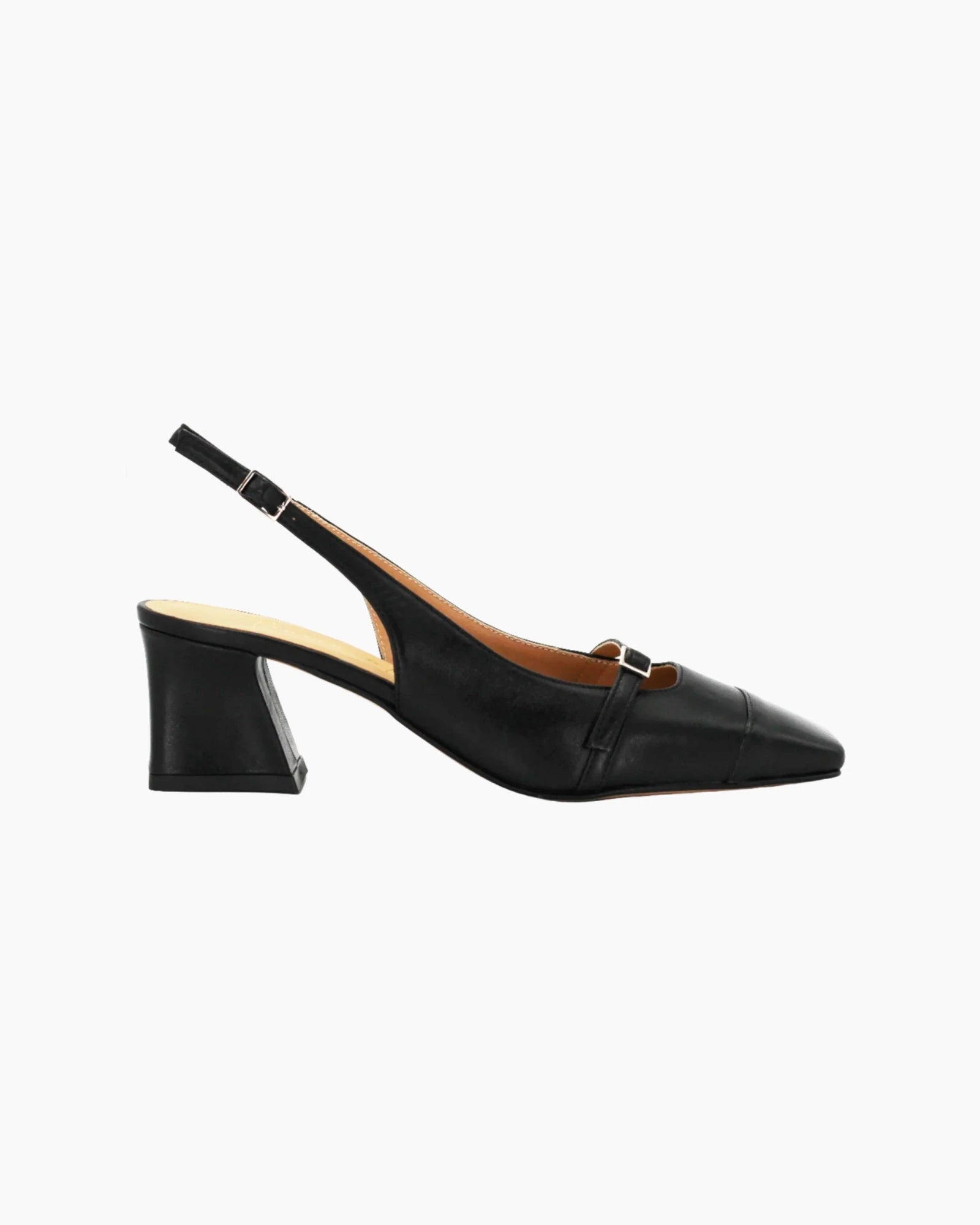 Shop Handmade Italian Leather Women's Sling Back Heel with Square Toe in Nero (CRC123) or browse our range of hand-made Italian shoes in leather or suede in-store at Aliverti Cape Town, or shop online. We deliver in South Africa & offer multiple payment plans as well as accept multiple safe & secure payment methods.