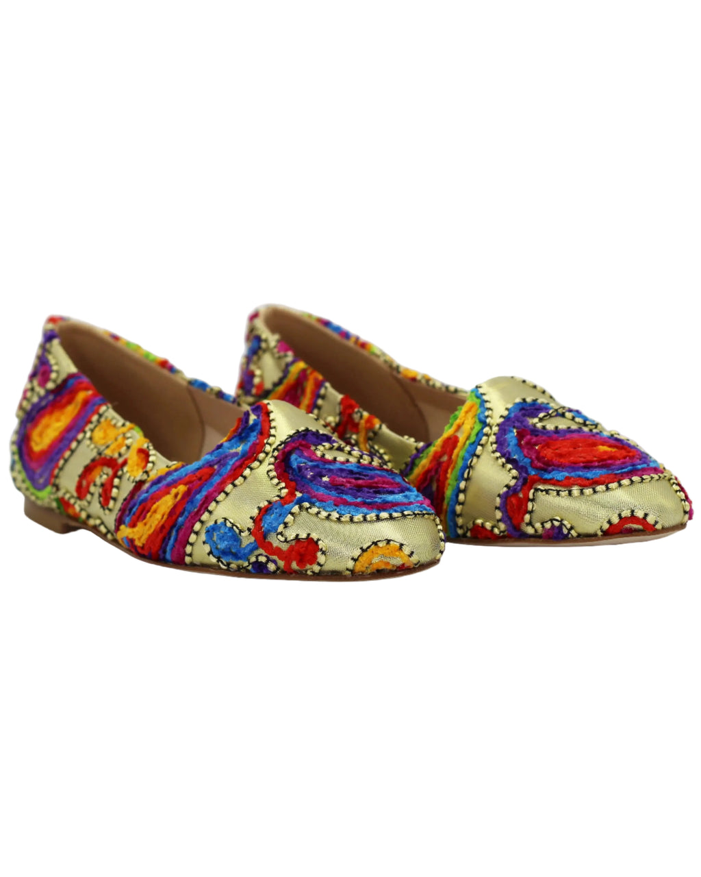 Shop Handmade Italian Women's Embroidered Fabric Ballerina Pump in multicolour (ESE364) or browse our range of hand-made Italian shoes in leather or suede in-store at Aliverti Cape Town, or shop online. We deliver in South Africa & offer multiple payment plans as well as accept multiple safe & secure payment methods.