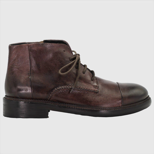 Shop Handmade Italian Leather Men's Lace-Up Ankle Boot in Calf Leather Bronzato  (JPU36526/42) or browse our range of hand-made Italian shoes in leather or suede in-store at Aliverti Cape Town, or shop online. We deliver in South Africa & offer multiple payment plans as well as accept multiple safe & secure payment methods.