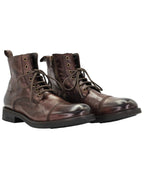 Shop Handmade Italian Leather Men's Lace-Up Ankle Boot in Calf Leather Bronzato (JPU34804/300) or browse our range of hand-made Italian shoes in leather or suede in-store at Aliverti Cape Town, or shop online. We deliver in South Africa & offer multiple payment plans as well as accept multiple safe & secure payment methods.