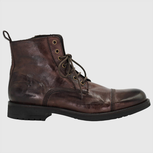 Shop Handmade Italian Leather Men's Lace-Up Ankle Boot in Calf Leather Bronzato (JPU34804/300) or browse our range of hand-made Italian shoes in leather or suede in-store at Aliverti Cape Town, or shop online. We deliver in South Africa & offer multiple payment plans as well as accept multiple safe & secure payment methods.