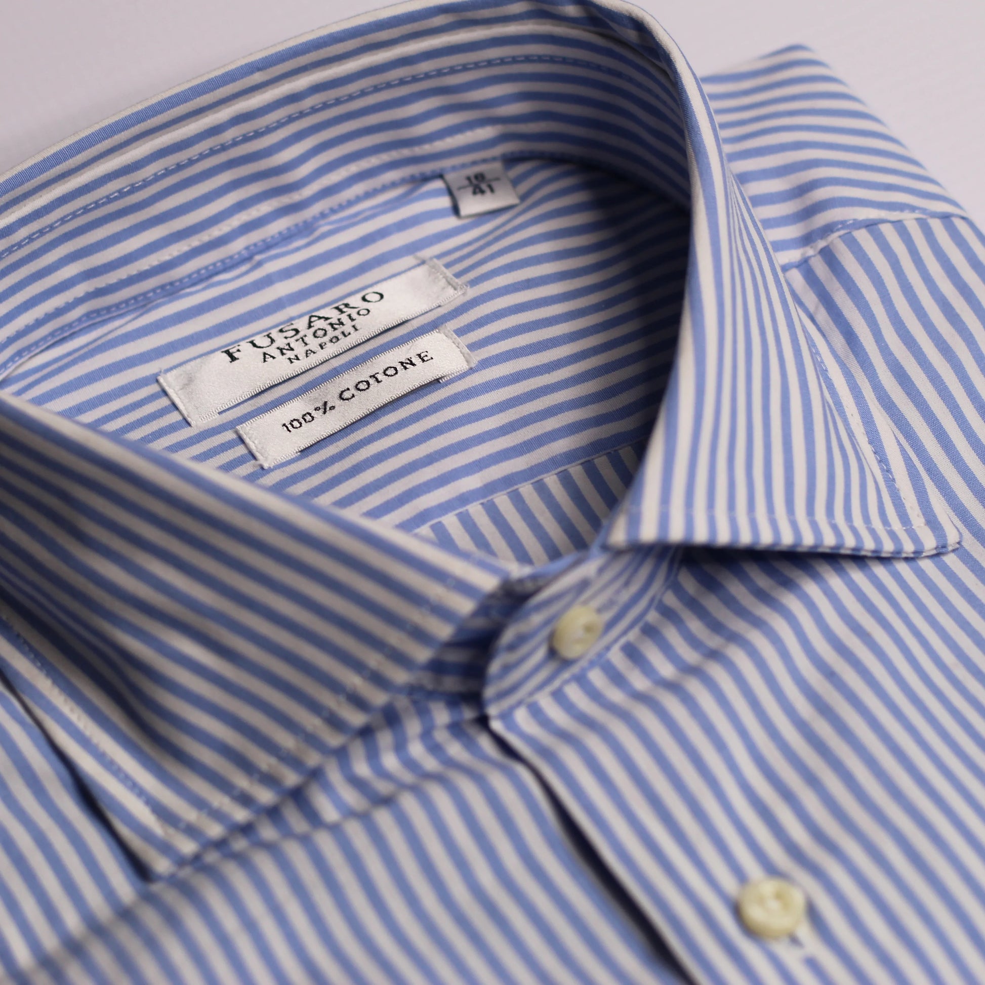 Shop Fusaro Antonio men's Italian shirt in blue stripe (CA20003VAR5) or browse our range of men's Italian clothing and shoes in leather in-store at Aliverti Cape Town, or shop online. We deliver in South Africa & offer multiple payment plans as well as accept multiple safe & secure payment methods.